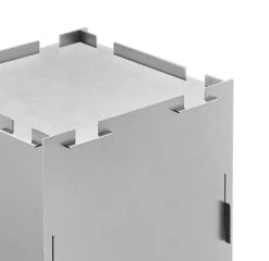 AMARE Garten Windlicht Und Podest Im Home Design In Silber -Schiesser Shop amare garten windlicht und podest im home design in silber 5