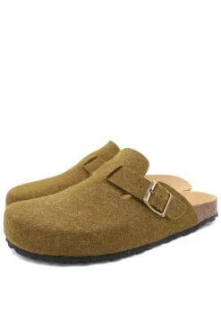 Billowy Pantoletten HOME FANTASY In Oliv -Schiesser Shop billowy pantoletten home fantasy in oliv 1