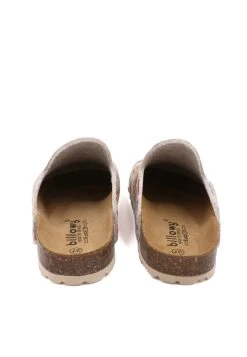 Billowy Pantoletten HOME FLOWERS In Beige -Schiesser Shop billowy pantoletten home flowers in beige 2