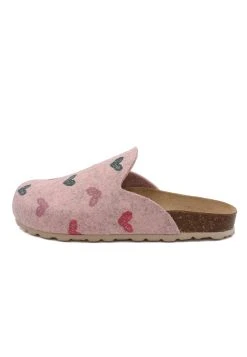 Billowy Pantoletten HOME FLOWERS In Rosa