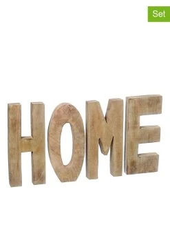 Boltze 4tlg. Dekoobjekt "Home" In Natur