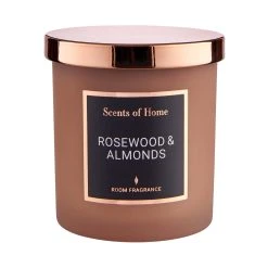 Butlers Duftkerze Rosewood & Almond Mit Sojawachs SCENTS OF HOME In Braun-Bronze
