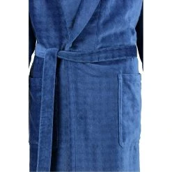 Cawö Bademäntel Schalkragen Luxury Home 1716 In Saphir - 166 -Schiesser Shop cawo bademantel schalkragen luxury home 1716 in saphir 166 3