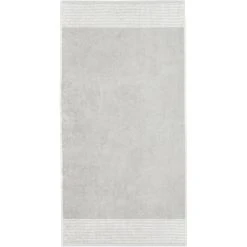 Cawö Handtücher Luxury Home Two-Tone 590 In Platin - 76