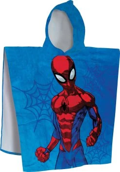 CTI Badeponcho Spiderman Home Hero, 60 X 120 Cm