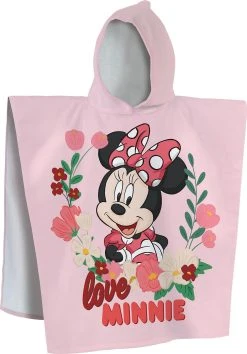 CTI Disney Home Minnie Mouse Badeponcho, 60 X 120 Cm