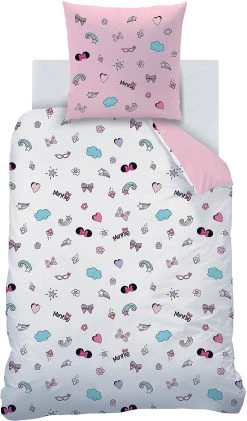 CTI Wende-Kinderbettwäsche Disney Home Minnie Wink, Renforcé, 135 X 200 +... -Schiesser Shop cti wende kinderbettwasche disney home minnie wink renforce 135 x 200 3