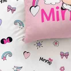 CTI Wende-Kinderbettwäsche Disney Home Minnie Wink, Renforcé, 135 X 200 +... -Schiesser Shop cti wende kinderbettwasche disney home minnie wink renforce 135 x 200 4