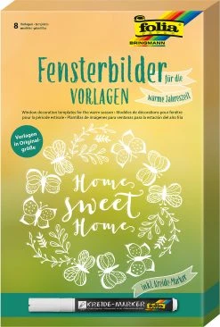 FOLIA Fensterbilder Home Sweet Home