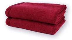 Freundin Home Collection 2er Set: Walkfrottier Handtuch "HOME" In Bordeaux - (L) 100 X (B) 50 Cm -Schiesser Shop freundin home collection 2er set walkfrottier handtuch home in bordeaux l 100 x b 50 cm 1