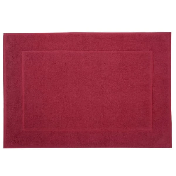 Freundin Home Collection Badevorleger "HOME" In Bordeaux - (L) 120 X (B) 67 Cm 3 Freundin Home Collection Badevorleger "HOME" In Bordeaux - (L) 120 X (B) 67 Cm