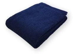 Freundin Home Collection Walkfrottier Duschtuch "HOME" In Jeans - (L) 140 X (B) 67 Cm