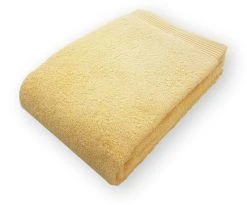 Freundin Home Collection Walkfrottier Duschtuch "HOME" In Limone - (L) 140 X (B) 67 Cm