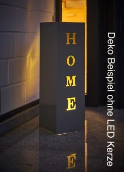 Gartenfreude Säule, Home, 16 X 16 X 50 Cm In Grau -Schiesser Shop gartenfreude saule home 16 x 16 x 50 cm in grau 1