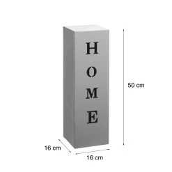 Gartenfreude Säule, Home, 16 X 16 X 50 Cm In Grau -Schiesser Shop gartenfreude saule home 16 x 16 x 50 cm in grau 4