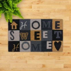 GMD Living Home Sweet Home Kokosmatte BRAGA In Farbe Grau 7 GMD Living Home Sweet Home Kokosmatte BRAGA In Farbe Grau -Schiesser Shop gmd living home sweet home kokosmatte braga in farbe grau 2