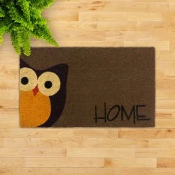 GMD Living Kokosmatte SOUTO Home Eule In Farbe Braun -Schiesser Shop gmd living kokosmatte souto home eule in farbe braun 1