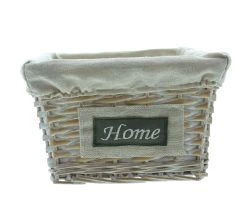 HomeLiving Füllkorb "Home" 250x250x160 In Weiß -Schiesser Shop homeliving fullkorb home 250x250x160 in weiss 2