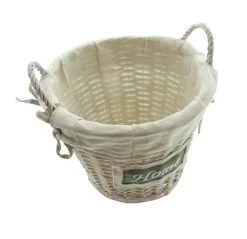 HomeLiving Füllkorb "Home" 300x300x240 In Weiß -Schiesser Shop homeliving fullkorb home 300x300x240 in weiss 2