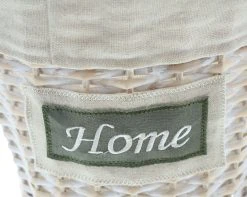 HomeLiving Füllkorb "Home" 300x300x240 In Weiß -Schiesser Shop homeliving fullkorb home 300x300x240 in weiss 5