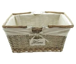 HomeLiving SB-Korb "Home" 420x320x190 In Grau