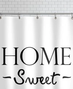 Juniqe Duschvorhang "Home Sweet Home" In Schwarz & Weiß 6 Juniqe Duschvorhang "Home Sweet Home" In Schwarz & Weiß -Schiesser Shop juniqe duschvorhang home sweet home in schwarz and weiss 1