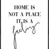 Juniqe Poster In Kunststoffrahmen "Home Is A Feeling" In Schwarz -Schiesser Shop juniqe poster in kunststoffrahmen home is a feeling in schwarz