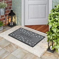 Pergamon In & Outdoor Fußmatte Rubber Flock Home In Zwart -Schiesser Shop pergamon in and outdoor fussmatte rubber flock home in zwart 4