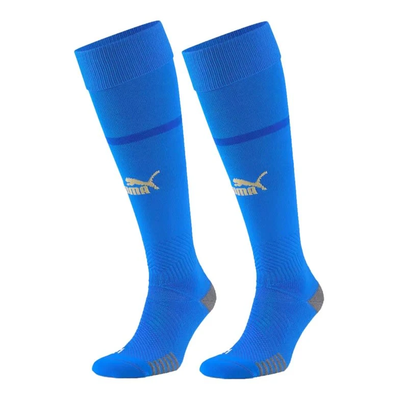 Puma Fußball Fan-Artikel Italien Home Stutzen 2022/2023 Blue 3 Puma Fußball Fan-Artikel Italien Home Stutzen 2022/2023 Blue