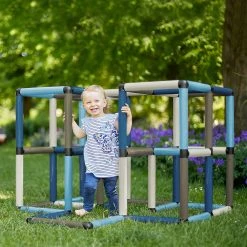 Quadro Kletterpyramide Home, Petrol -Schiesser Shop quadro kletterpyramide home petrol 2