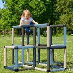 Quadro Kletterpyramide Home, Petrol -Schiesser Shop quadro kletterpyramide home petrol 6