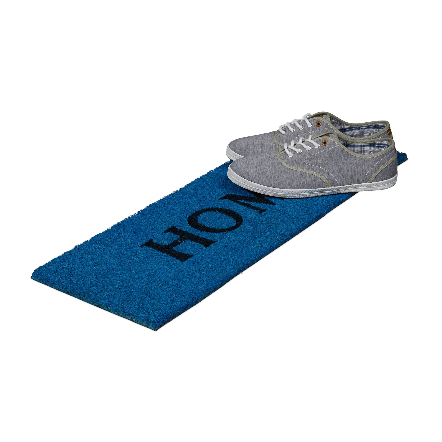 Relaxdays Fußmatte Home In Blau - (B)75 X (T)25 Cm 4 Relaxdays Fußmatte Home In Blau - (B)75 X (T)25 Cm – Bild 2