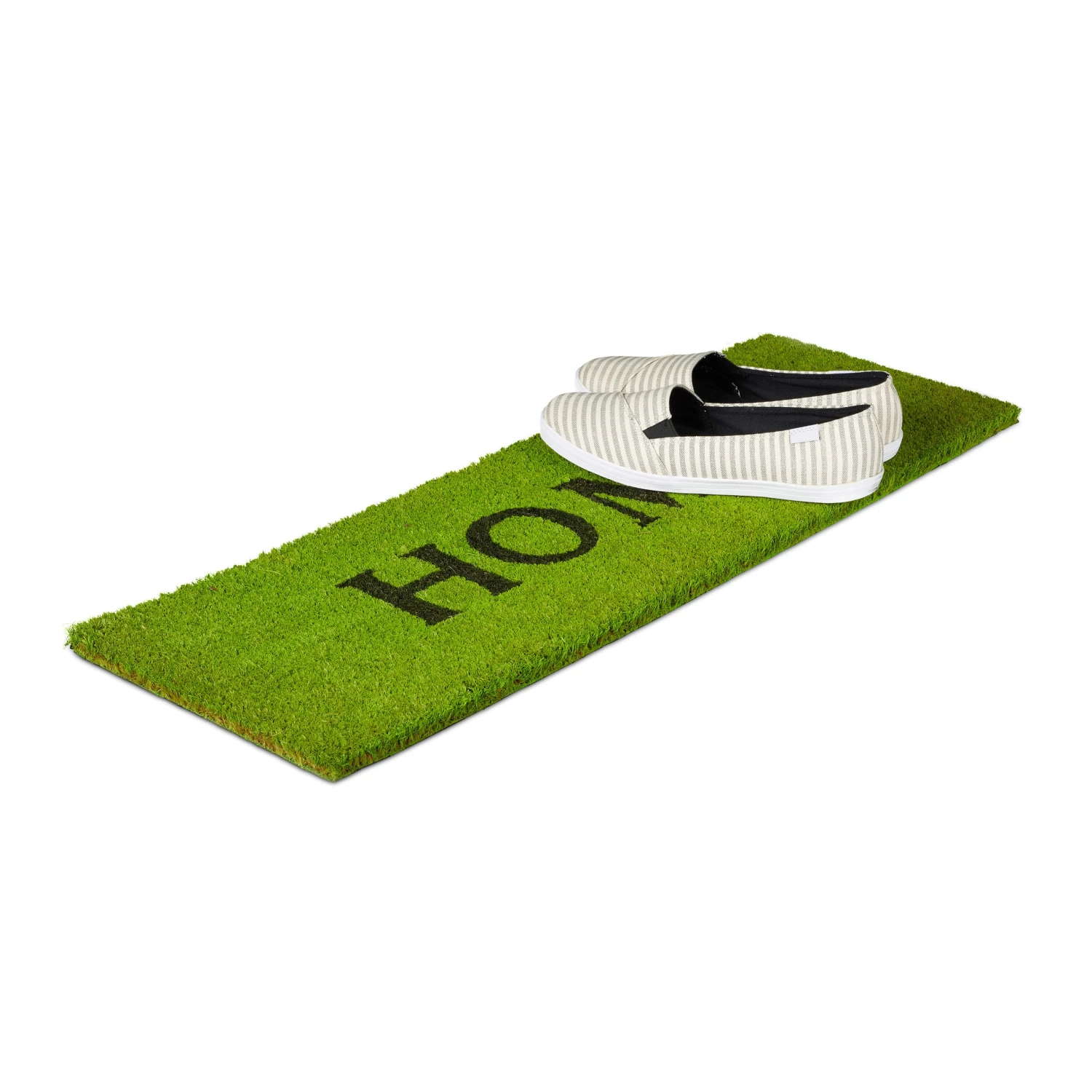 Relaxdays Fußmatte Home In Grün - (B)75 X (T)25 Cm 4 Relaxdays Fußmatte Home In Grün - (B)75 X (T)25 Cm – Bild 2