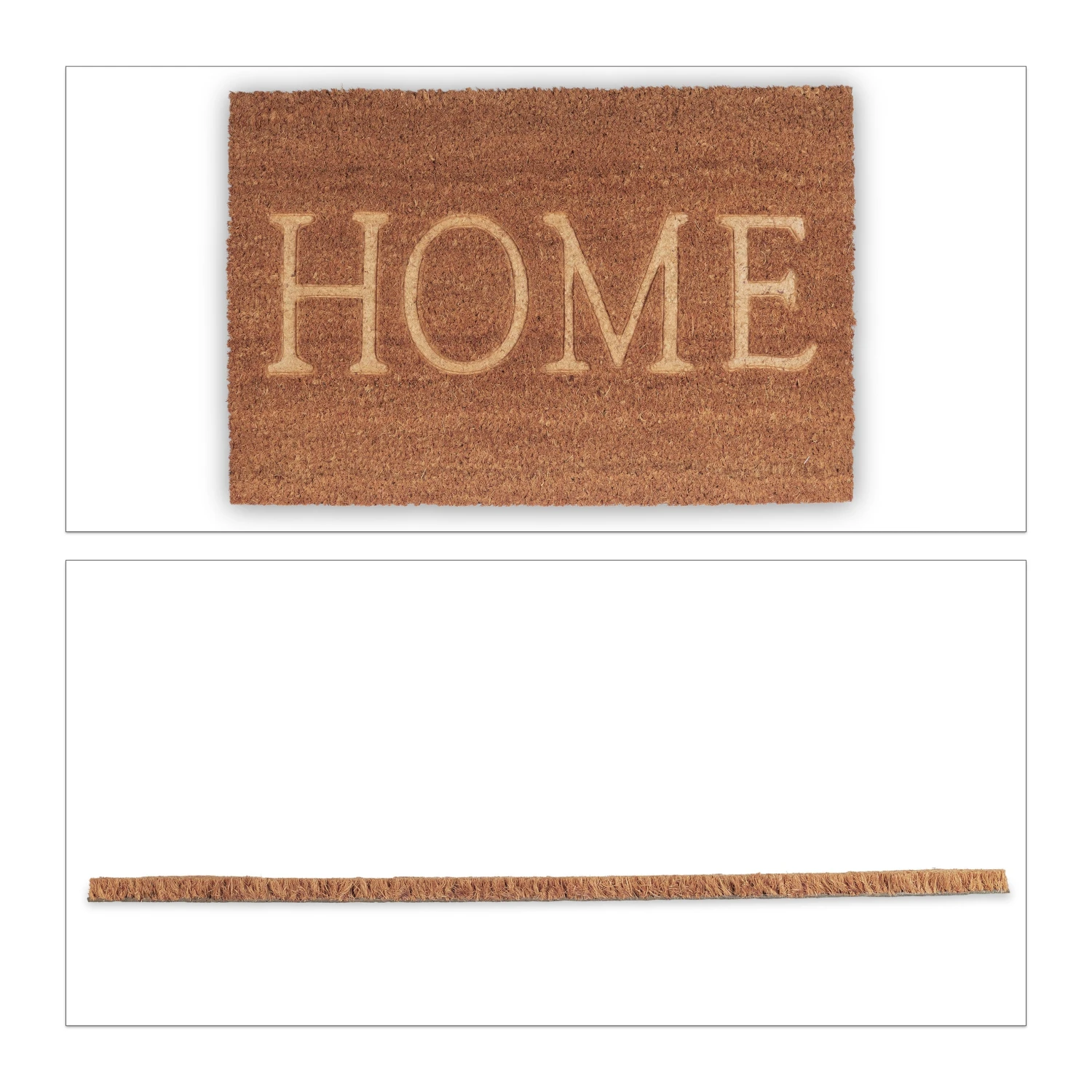 Relaxdays Fußmatte Home In Natur - (B)60 X (T)40 Cm 3 Relaxdays Fußmatte Home In Natur - (B)60 X (T)40 Cm