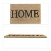 Relaxdays Fußmatte "Home" In Natur/ Schwarz - (B)60 X (T)40 Cm 1 Relaxdays Fußmatte "Home" In Natur/ Schwarz - (B)60 X (T)40 Cm -Schiesser Shop relaxdays fussmatte home in natur schwarz b 60 x t 40 cm