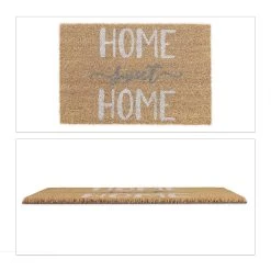 Relaxdays Fußmatte "Home Sweet Home" In Bunt - 60 X 40 Cm