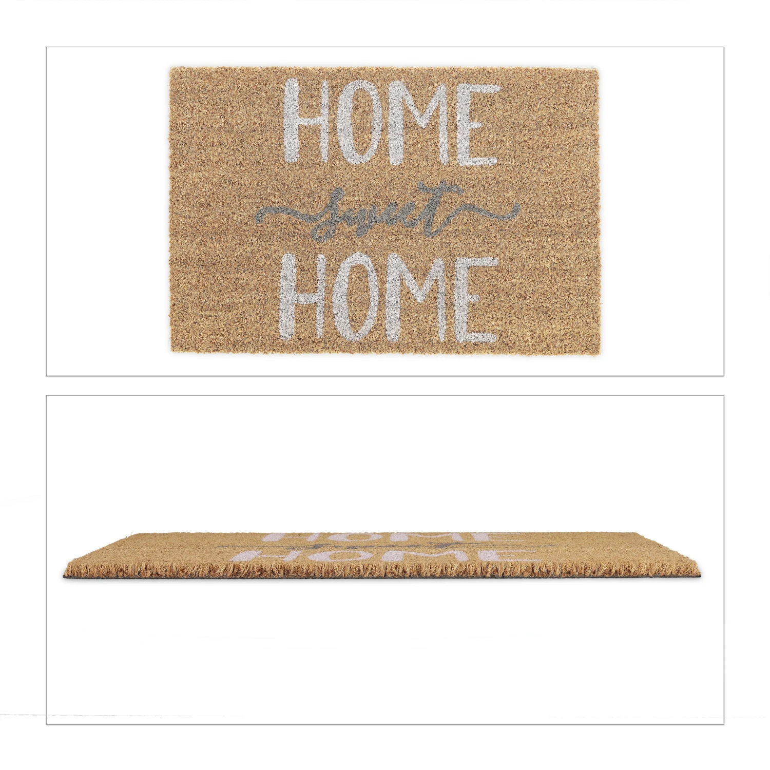 Relaxdays Fußmatte "Home Sweet Home" In Bunt - 60 X 40 Cm 3 Relaxdays Fußmatte "Home Sweet Home" In Bunt - 60 X 40 Cm