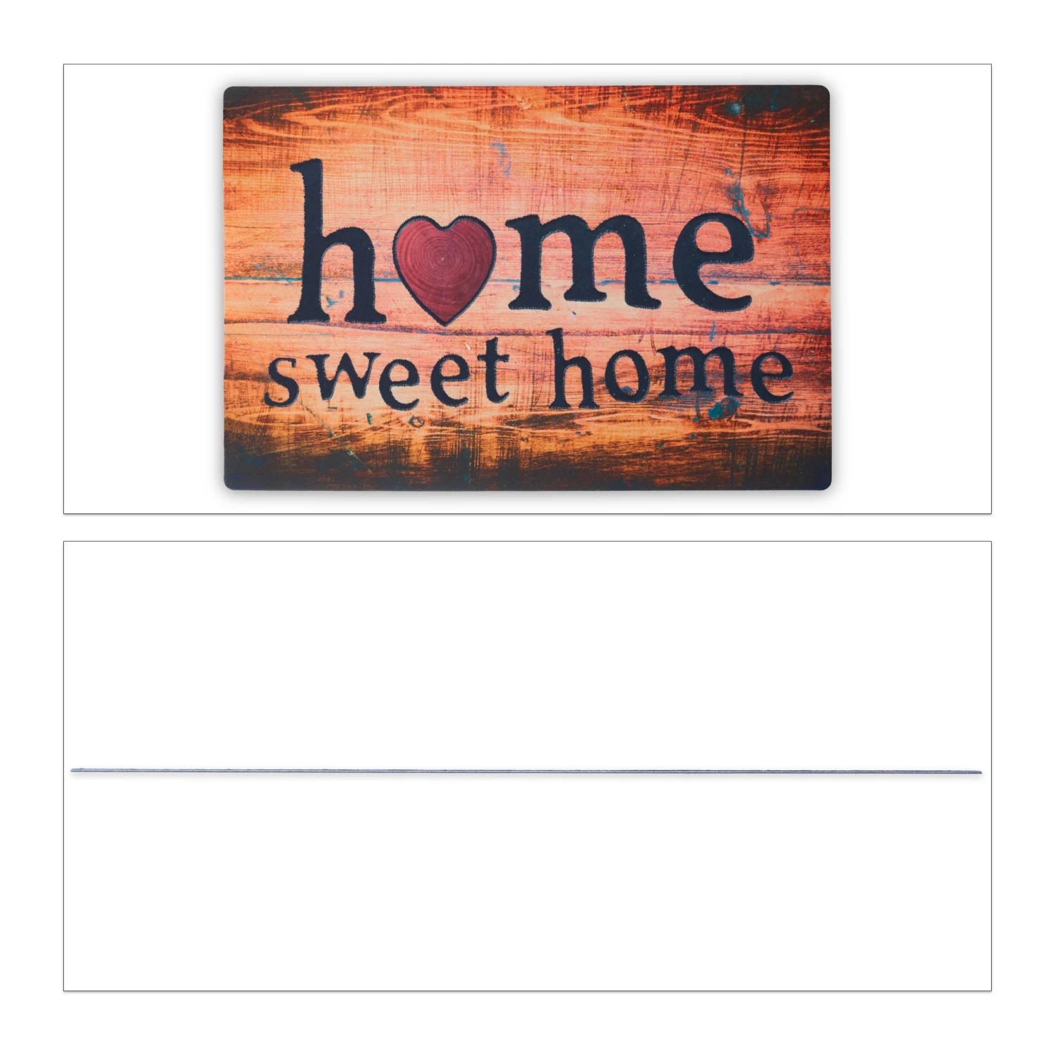 Relaxdays Fußmatte Home Sweet Home In Bunt - (L)60 X (B)40 Cm 3 Relaxdays Fußmatte Home Sweet Home In Bunt - (L)60 X (B)40 Cm