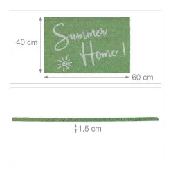 Relaxdays Fußmatte "Summer Home" In Grün - (L)60 X (B)40 Cm 13 Relaxdays Fußmatte "Summer Home" In Grün - (L)60 X (B)40 Cm -Schiesser Shop relaxdays fussmatte summer home in grun l 60 x b 40 cm 3