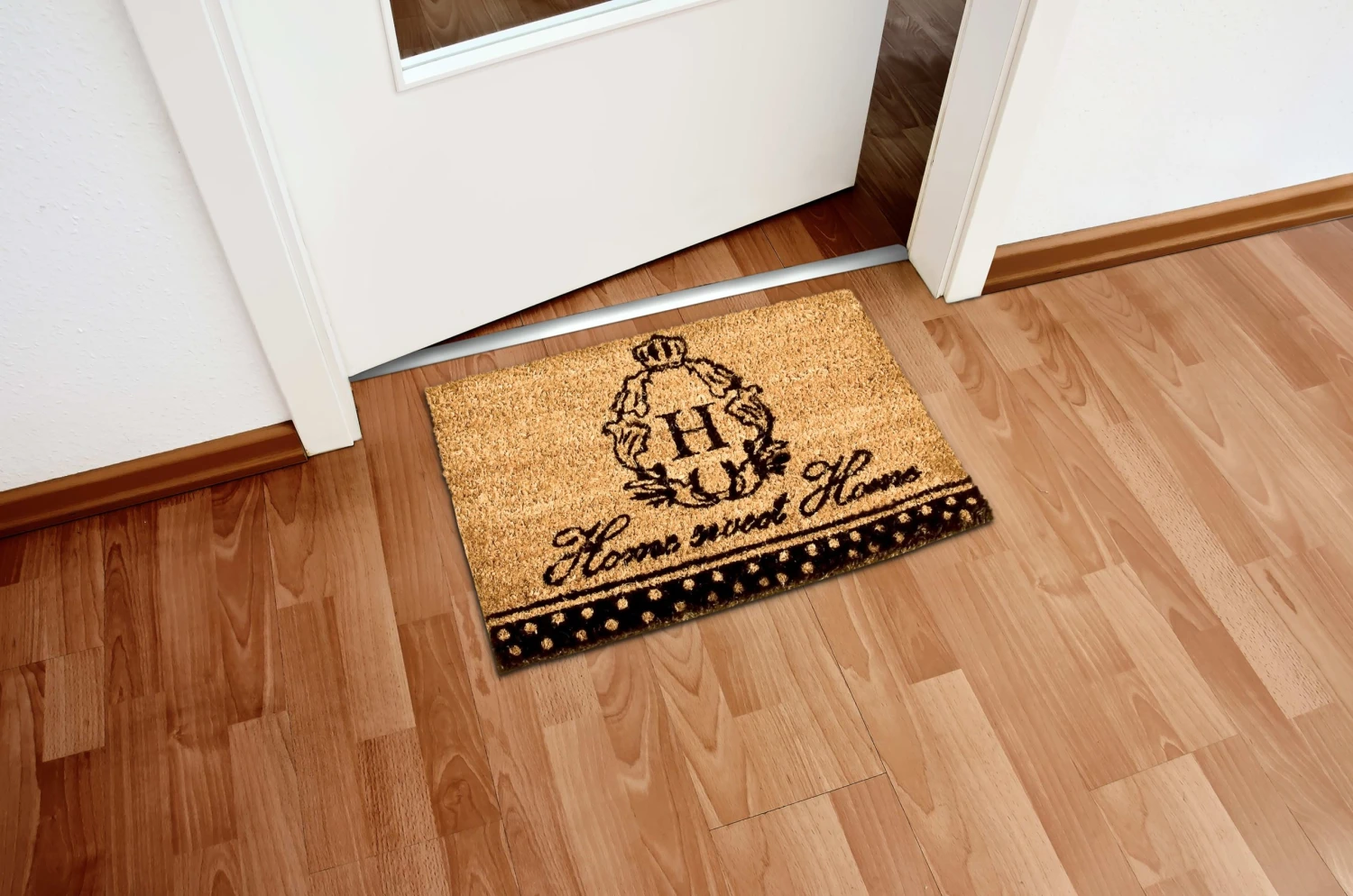 Relaxdays Fußmatte Sweet Home In Braun - (B)60 X (T)40 Cm 4 Relaxdays Fußmatte Sweet Home In Braun - (B)60 X (T)40 Cm – Bild 2