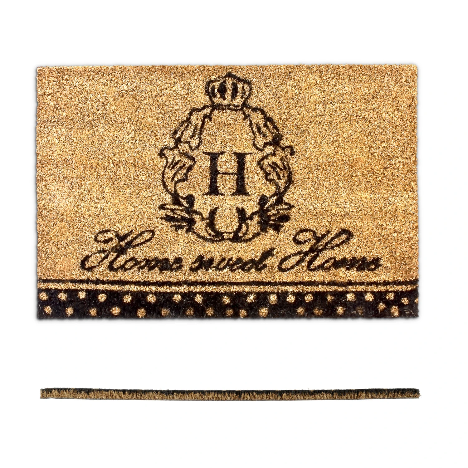 Relaxdays Fußmatte Sweet Home In Braun - (B)60 X (T)40 Cm 3 Relaxdays Fußmatte Sweet Home In Braun - (B)60 X (T)40 Cm