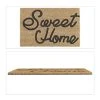 Relaxdays Fußmatte "Sweet Home" In Natur/ Schwarz - (B)60 X (T)40 Cm 1 Relaxdays Fußmatte "Sweet Home" In Natur/ Schwarz - (B)60 X (T)40 Cm -Schiesser Shop relaxdays fussmatte sweet home in natur schwarz b 60 x t 40 cm