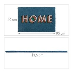 Relaxdays Kokos Fußmatte "HOME" In Blau - 40 X 60 Cm 13 Relaxdays Kokos Fußmatte "HOME" In Blau - 40 X 60 Cm -Schiesser Shop relaxdays kokos fussmatte home in blau 40 x 60 cm 3
