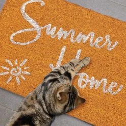 Relaxdays Kokos-Fußmatte "Summer Home" In Orange/ Weiß - (B)60 X (T)40 Cm 14 Relaxdays Kokos-Fußmatte "Summer Home" In Orange/ Weiß - (B)60 X (T)40 Cm -Schiesser Shop relaxdays kokos fussmatte summer home in orange weiss b 60 x t 40 cm 4