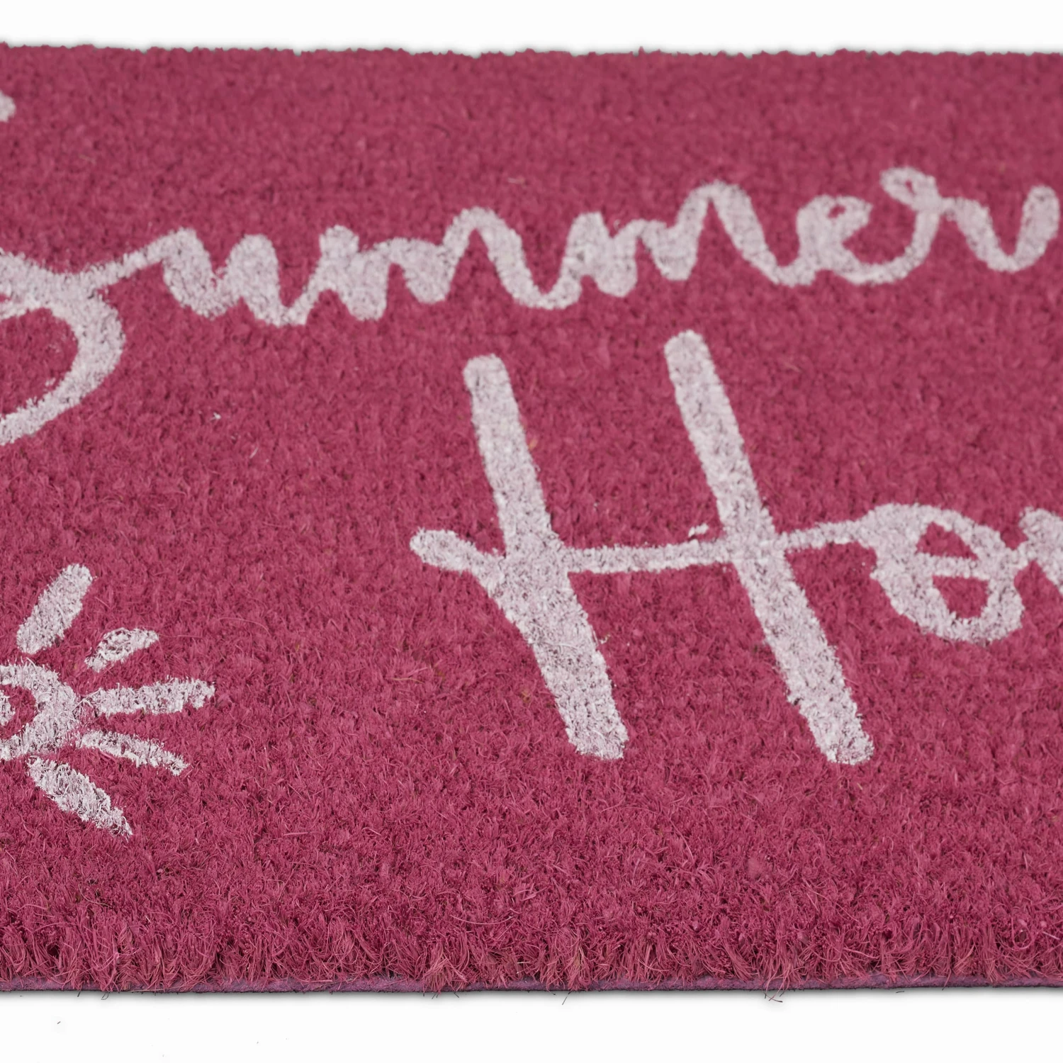 Relaxdays Kokos-Fußmatte "Summer Home" In Pink/ Weiß - (B)60 X (T)40 Cm 8 Relaxdays Kokos-Fußmatte "Summer Home" In Pink/ Weiß - (B)60 X (T)40 Cm – Bild 6