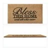 Relaxdays Kokosfußmatte "Bless This Home" In Natur/ Schwarz - 75 X 42 Cm 2 Relaxdays Kokosfußmatte "Bless This Home" In Natur/ Schwarz - 75 X 42 Cm -Schiesser Shop relaxdays kokosfussmatte bless this home in natur schwarz 75 x 42 cm