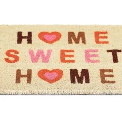 Relaxdays Kokosfußmatte "Home Sweet Home" In Bunt - 40 X 60 Cm -Schiesser Shop relaxdays kokosfussmatte home sweet home in bunt 40 x 60 cm 5