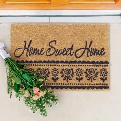 Relaxdays Kokosfußmatte "Home Sweet Home" In Natur/ Schwarz - 40 X 60 Cm -Schiesser Shop relaxdays kokosfussmatte home sweet home in natur schwarz 40 x 60 cm 4