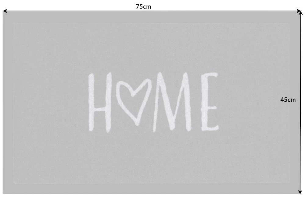 Riess-ambiente.de Fußmatte HOME In Braun / Beige - 75 X 0,5 X 45cm 5 Riess-ambiente.de Fußmatte HOME In Braun / Beige - 75 X 0,5 X 45cm – Bild 3