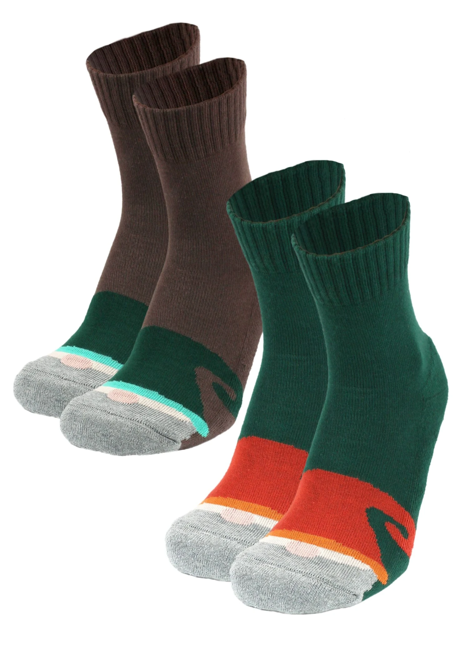 Rogo Home Socks Zwerge In Grün-braun 3 Rogo Home Socks Zwerge In Grün-braun